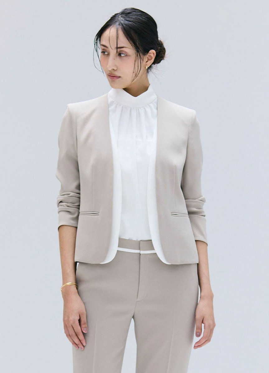 【預購商品】CINDY經典無領西裝外套 (7/1-7/8止)